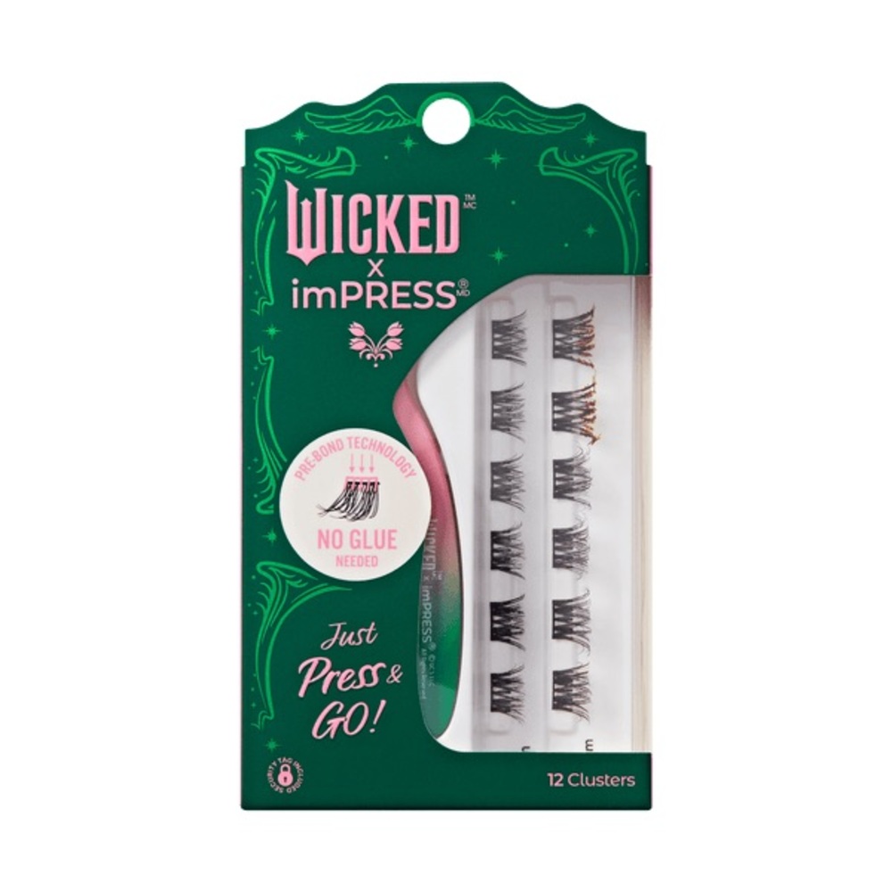 Wicked x imPRESS Press-On Eyelash Clusters